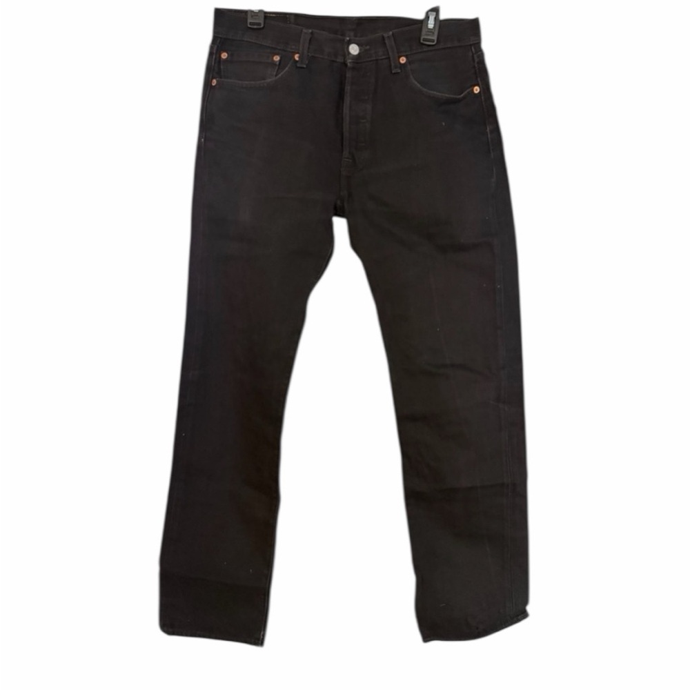 LEVI'S CLASSIC ORIGINAL 501 MEN'S 
32 x 32 BUTTON FLY 100% COTTON BLACK JEANS
